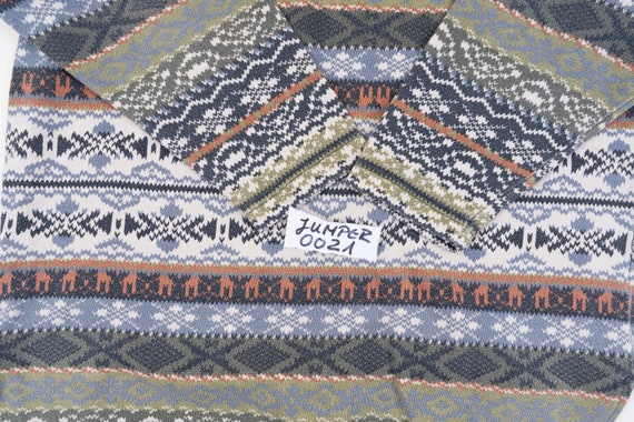 80s vintage jumper brown and beige Navajo pattern… - image 7