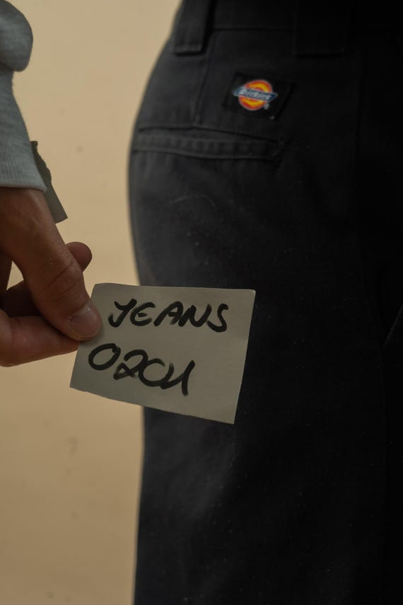 パンツ 80s Dickies black ✨80s✨ Dickies ☆ Chinos ☆ Black ☆ Made in USA ☆ TALON Zip ☆