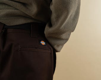 Vintage Men's 80s Dickies 874 Dark Brown Work Dress Pants - Etsy