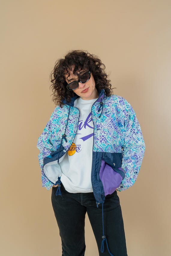 Vintage Size L Shelljacket Sport Jacket Windbreaker Hoodie 80s 90s