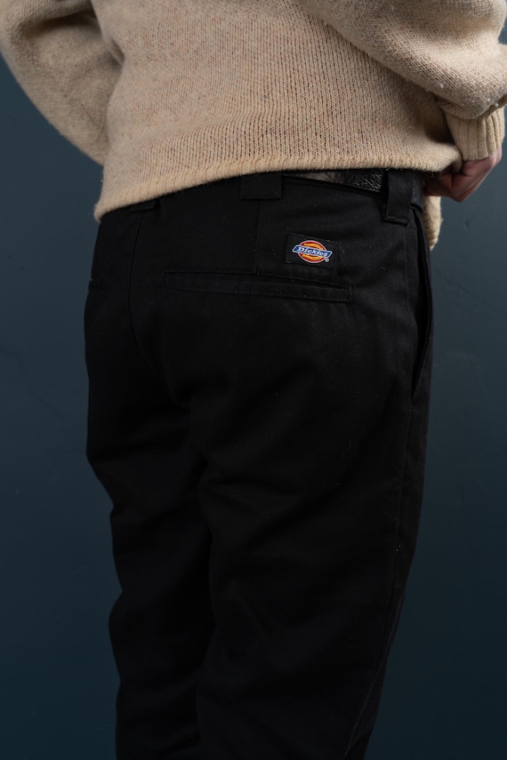 DICKIES / ボトム/--/--/BLK/TALON/80～90s// Vintage Dickies Pants Textile Trousers Size M W32 Black 80s 90s - Etsy