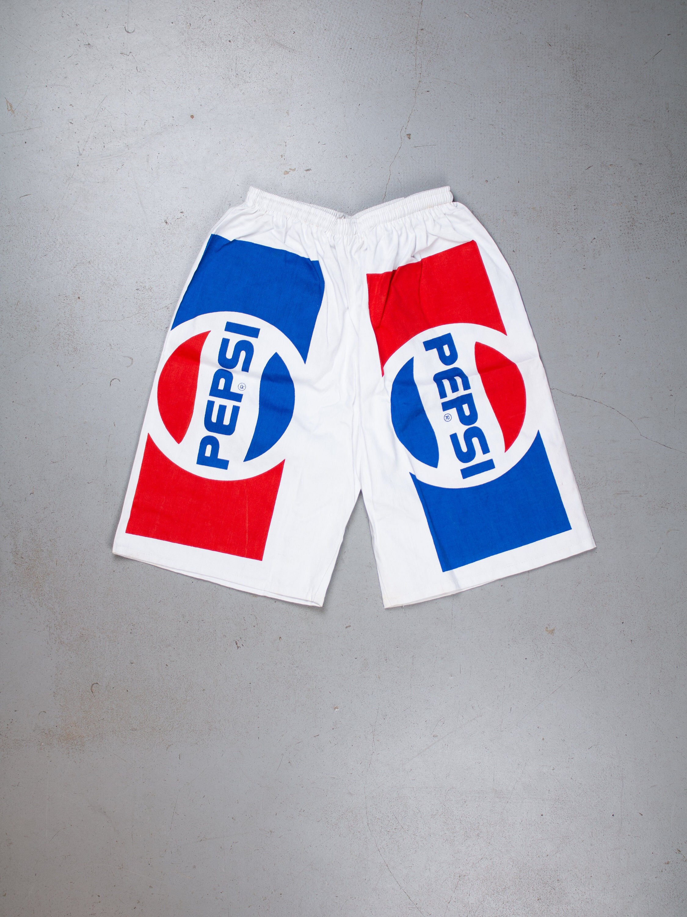 Vintage Pepsi Shorts Jorts Unisex One Size Cotton Bermuda