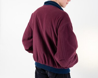 Hugo Boss Original 80s Vintage Cotton Bomber Jacket Size L