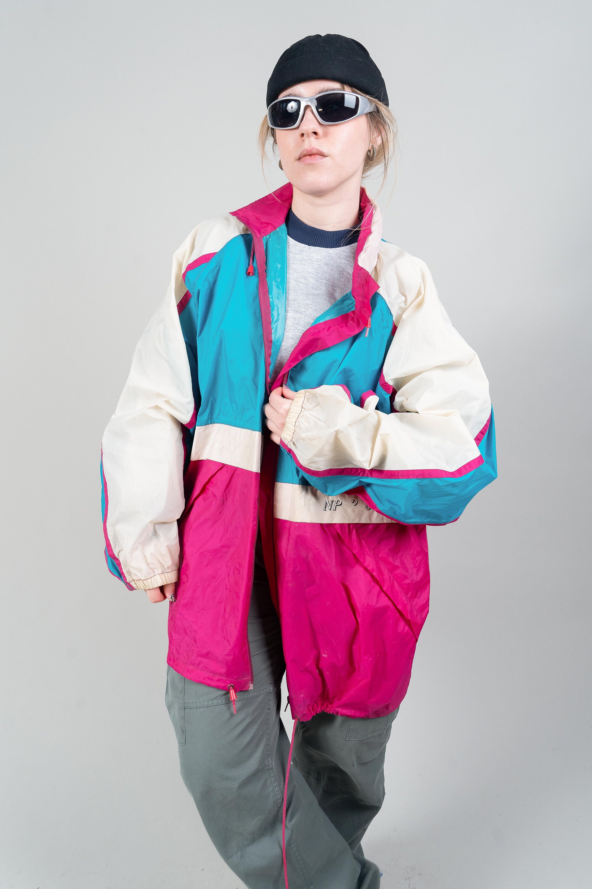 Vintage Size XL Shelljacket Sport Jacket Windbreaker Hoodie Vintage Size XL Shelljacket Sport Jacket Windbreaker Hoodie