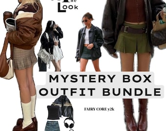 personalized thrift bundle - Vintage Mystery Clothing Box | Fairy Grunge Vintage Fashion Style Bundle - Surprise Outfit Clothing Gift Box