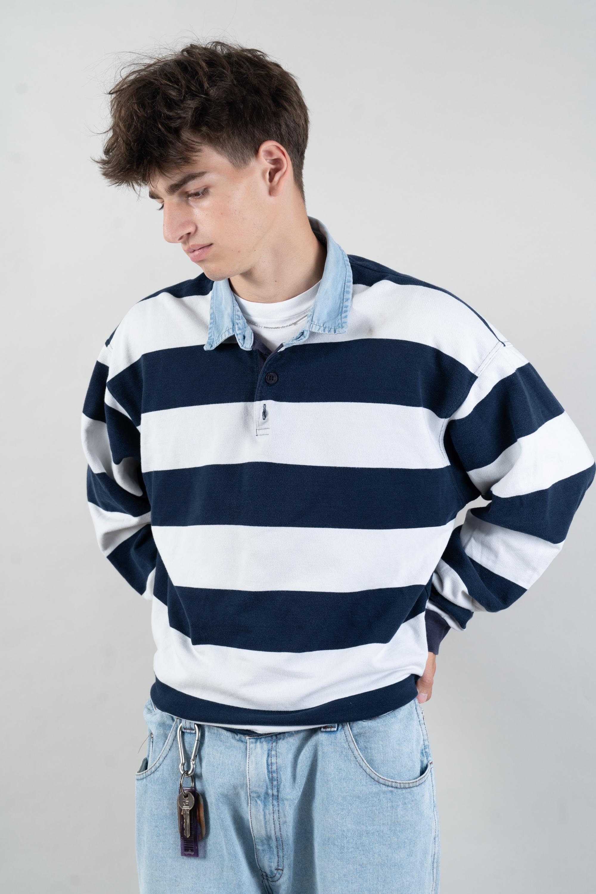 トップス 90s used sweat polo border il_fullxfull.6252244738_npz8.jpg