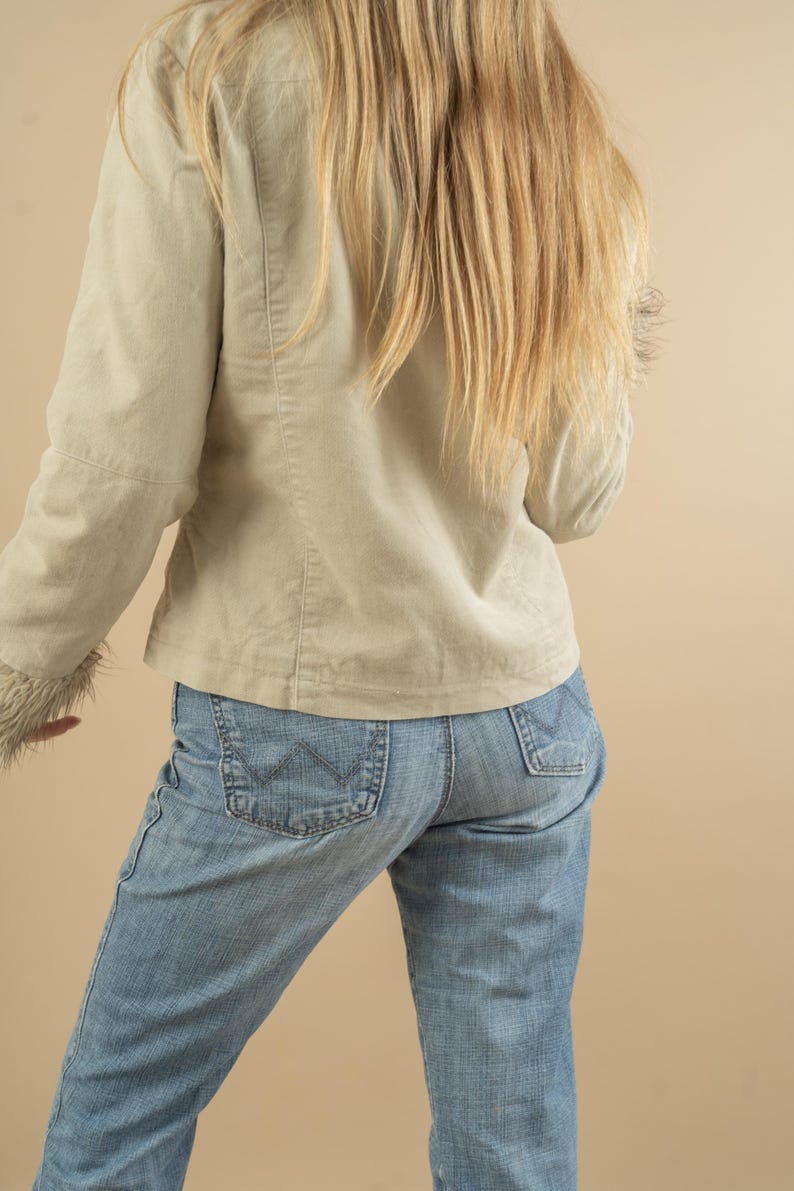 Vintage Wrangler jeans denim blue baggy pants casual denim wear gender neutral second hand size S