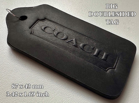 Coach Inspired Tag of Big Size; Coach Big Leather Patch; Coach - Etsy