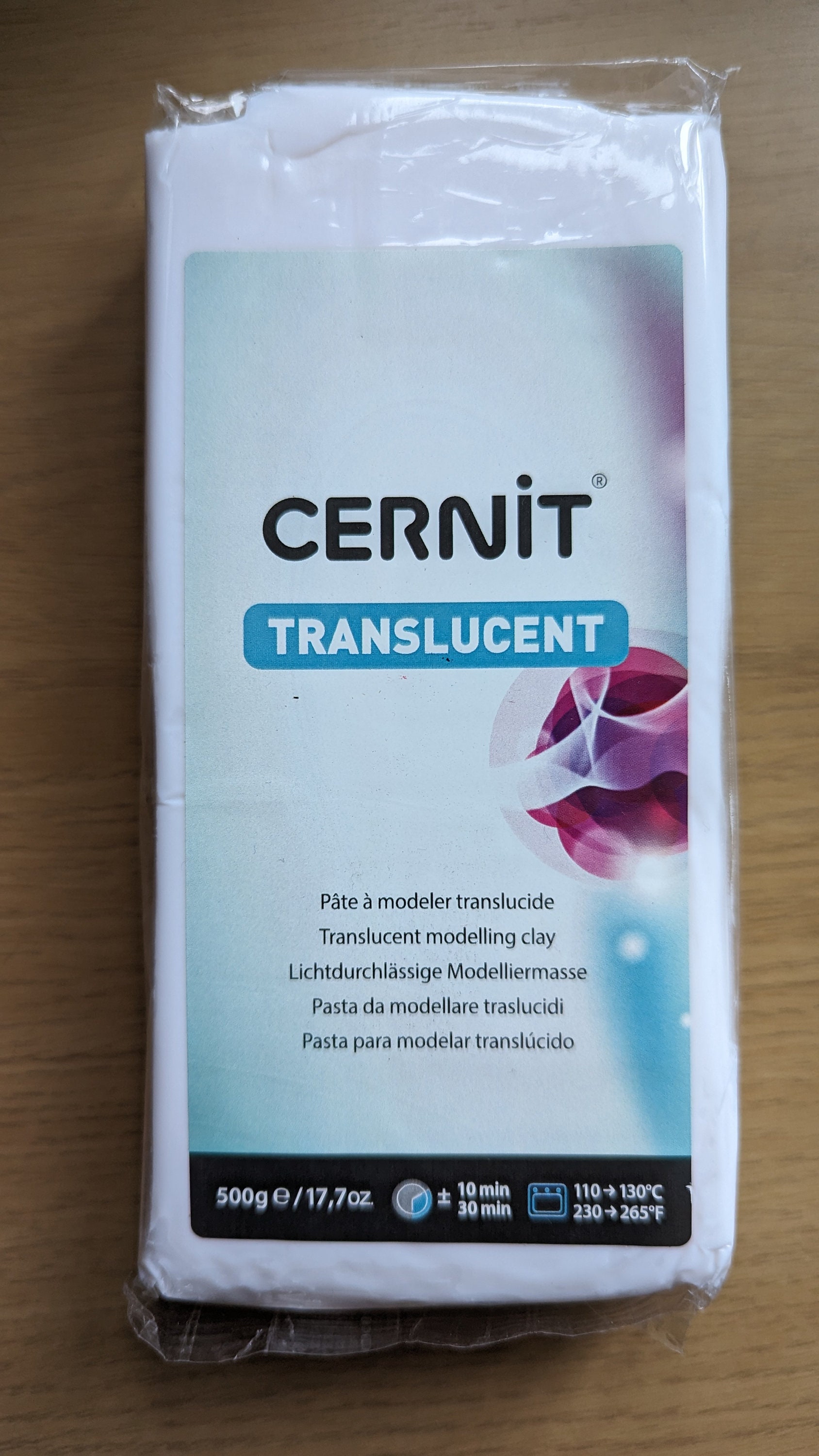 CERNIT Translucent Serie Polymer Clay Violet Nr. 900 