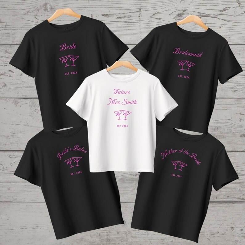 Hen Party T-shirts, Bachelorette Party Tops Bride Squad, Brides Babes ...