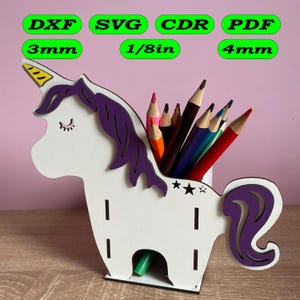 Porta-lápis de madeira, organizador de mesa para caneta e lápis para corte a laser, arquivo de corte a laser svg pdf cdr dxf