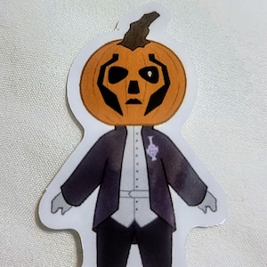 Terzumpkin- Papa Emeritus Terzo Pumpkin Head sticker