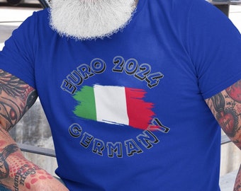 EURO 2024 T-Shirt Football European Championship Germany Fan Shirt Team Supporter TShirt EM 2024 Fan Articles Italy Shirt