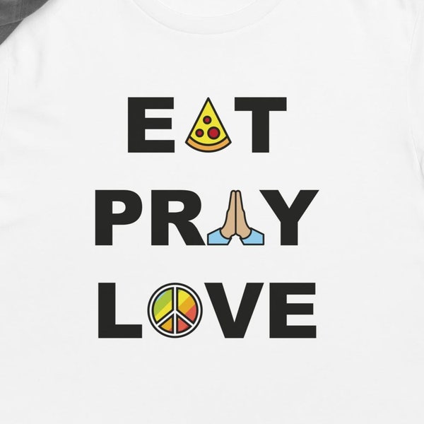 Camiseta de vacaciones de primavera con texto divertido, camisa con lema de comida, oración, amor, fiesta de paz, Festival, despedida de soltero, camisa de cerveza de Pizza navideña