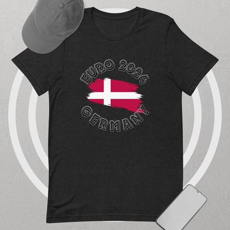 EURO 2024 T-shirt Football European Championship Germany Fan Shirt Team ...
