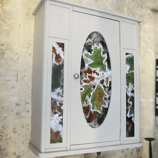 Meuble Armoire de toilette relookée pièce unique