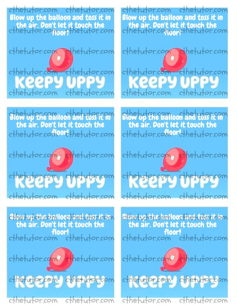 Bluey Keepy Uppy Party Favor Digital Download - Etsy