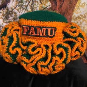 Custom Crochet Ruffle Hat