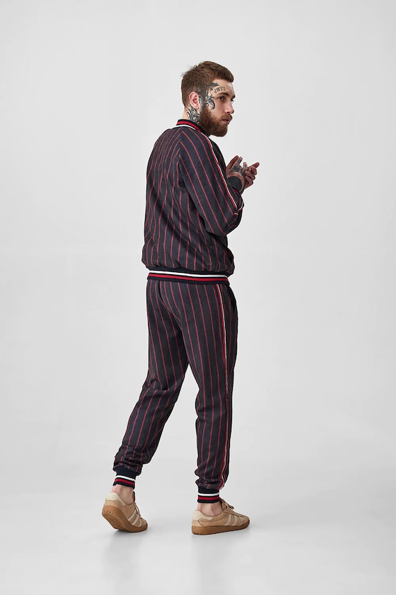 Gentlemen Tracksuit, Tartan Tracksuit for Men, Plaid Tracksuit - Main Image