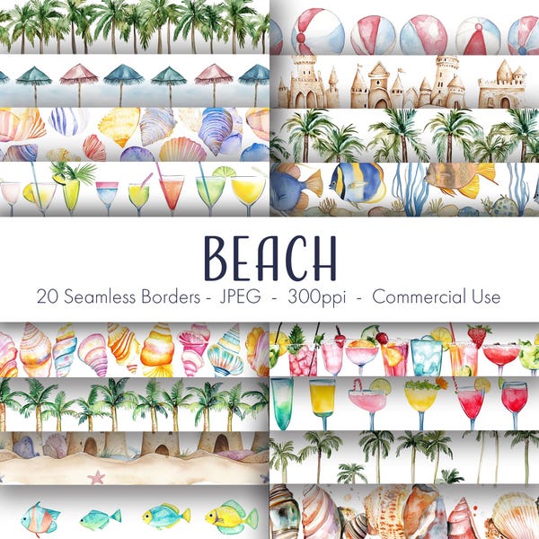 Beach Themed Border - Etsy