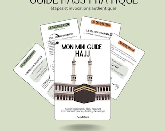 Printable Hajj Duas | Hajj Umrah Cards, Hajj Duas | Adult Duas | Hajj Guide | Hajj Book, Mini Hajj Guide