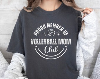 Volleyball Mom Club Shirt: Comfort Colors Game Day Tee