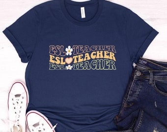 ESL Teacher T-Shirt | Retro English Language Teacher Shirt