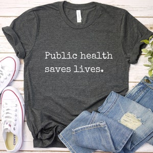 Volksgesundheit rettet Leben Shirt : Unisex Jersey T-Shirt