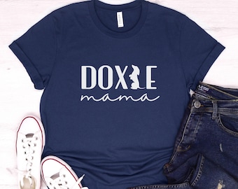 Doxie Mama Shirt: Dachshund Mom Gift, Soft Cotton Tee