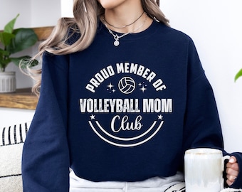 Volleyball Mom Club Sweatshirt | Game Day Shirt