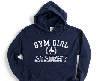 Gym Girl Hoodie: Cotton-Blend Fitness Gift