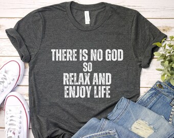 Atheist T-Shirt: Godless Heathen Anti Religion Tee