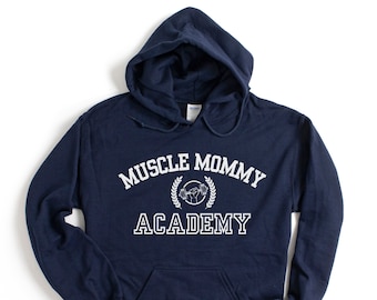 Muscle Mommy Hoodie: Gym Lover Gift