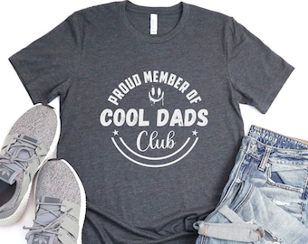 Cool Dads Club T-Shirt | New Dad Gift, Unisex Bella Canvas Tee
