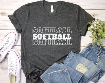 Funny Softball Mom Shirt | Unisex Jersey Tee