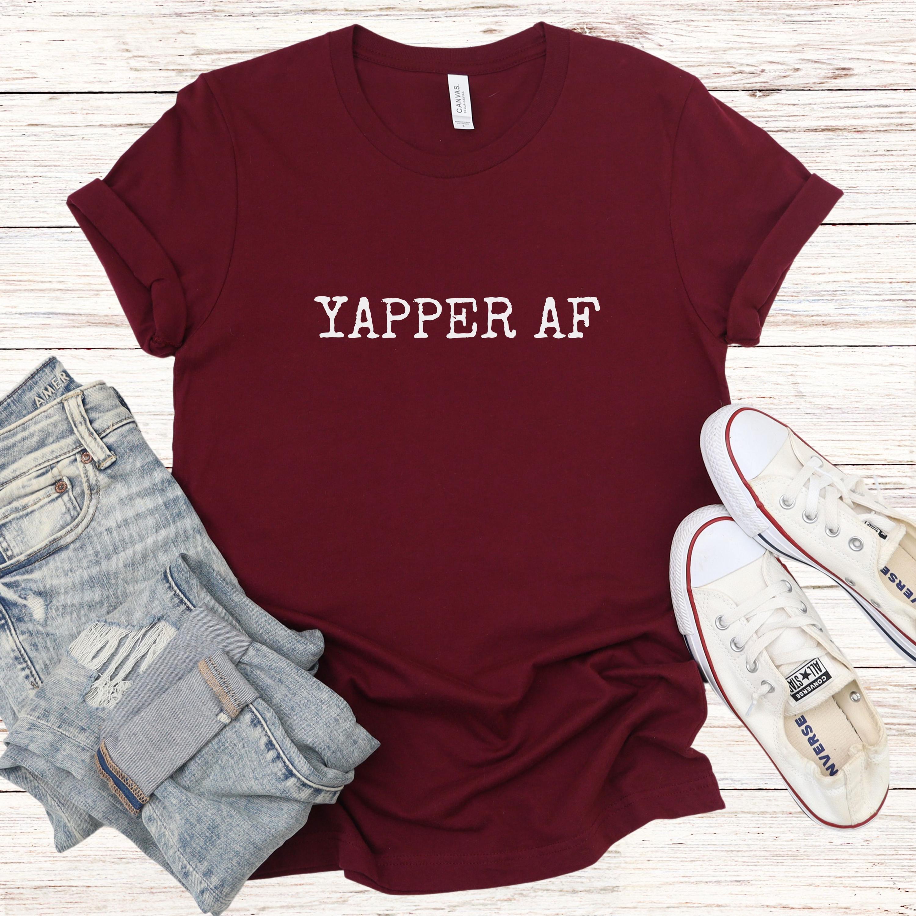 T-shirt Humoristique 'Certified Yapper' Homme - Noir - Marque Unethical Threads - Neuf