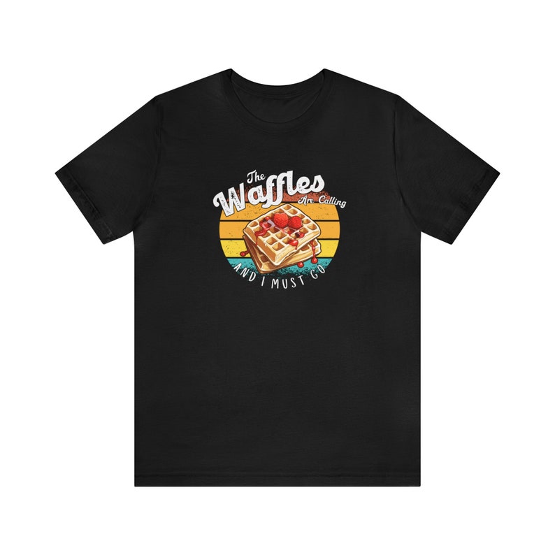 T-shirt Waffles Are Calling: T-shirt Foodie Brunch Lover afbeelding 3