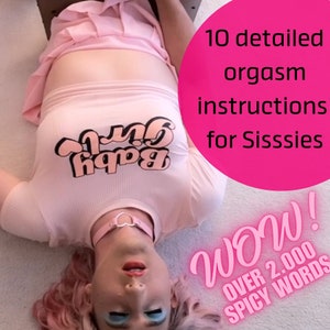 Tarefas de Orgasmo Sissy: 10 Instruções Detalhadas de Feminização (Download em PDF)
