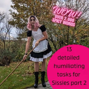 13 Exciting Sissy Humiliation Tasks - Part 2 | 2000+ Words of Crazy Humiliation for Sissies | Sissification, Feminization, Sissy Training