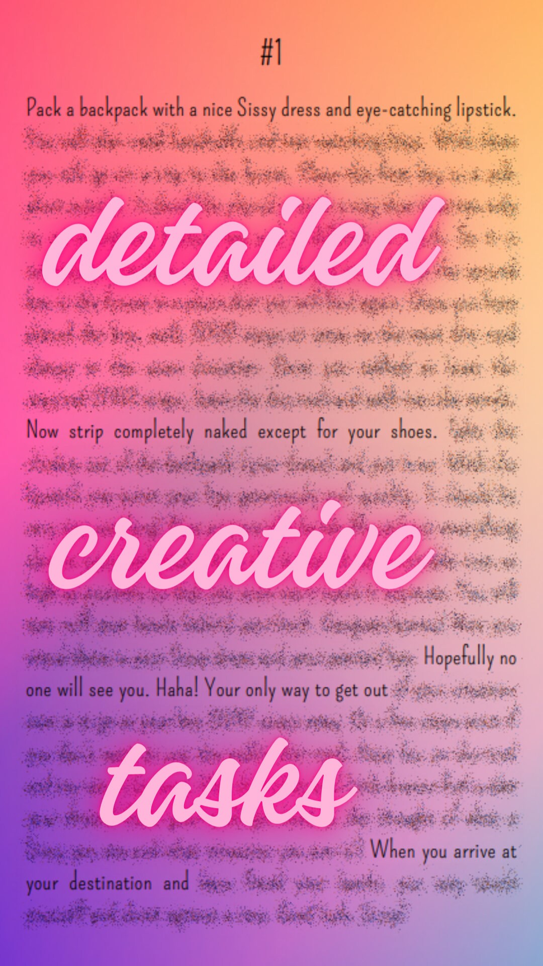 10 Sissy Online Humiliation Tasks Sissy Training Pdf Download Etsy Uk