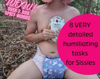 8 Extensive Sissy Humiliation Tasks - Part 1 | 2000+ Words of Intense Humiliation for Sissies | Feminization, Sissy Training