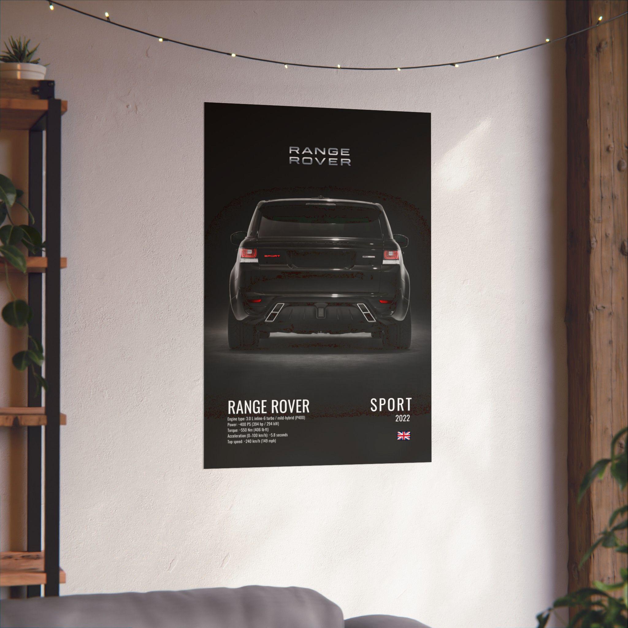 Range Rover Print Image Range Rover Sport Poster | Luxury SUV Wall Art | Range Rover Sport 2022 ...