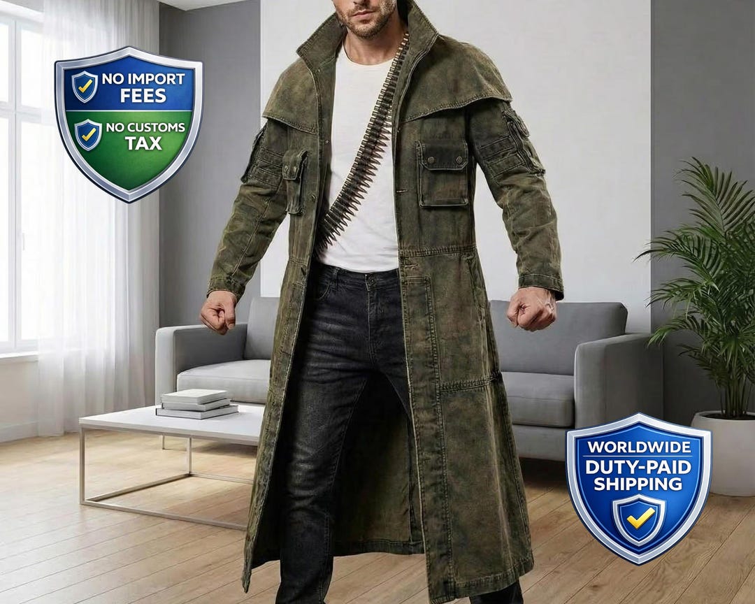NCR Ranger Canvas Duster | Handmade Fallout Cosplay Apparel - Etsy