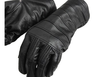 Warriors Leather Gloves, Kylo Ren Leather Gloves, Cosplay Costume Leather Hand wears