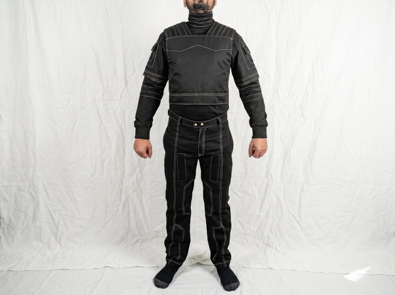 賞金稼ぎコスチューム、ボバ・フェットスーツ、マンダロリアンのカスタムコスプレ衣装 画像 1