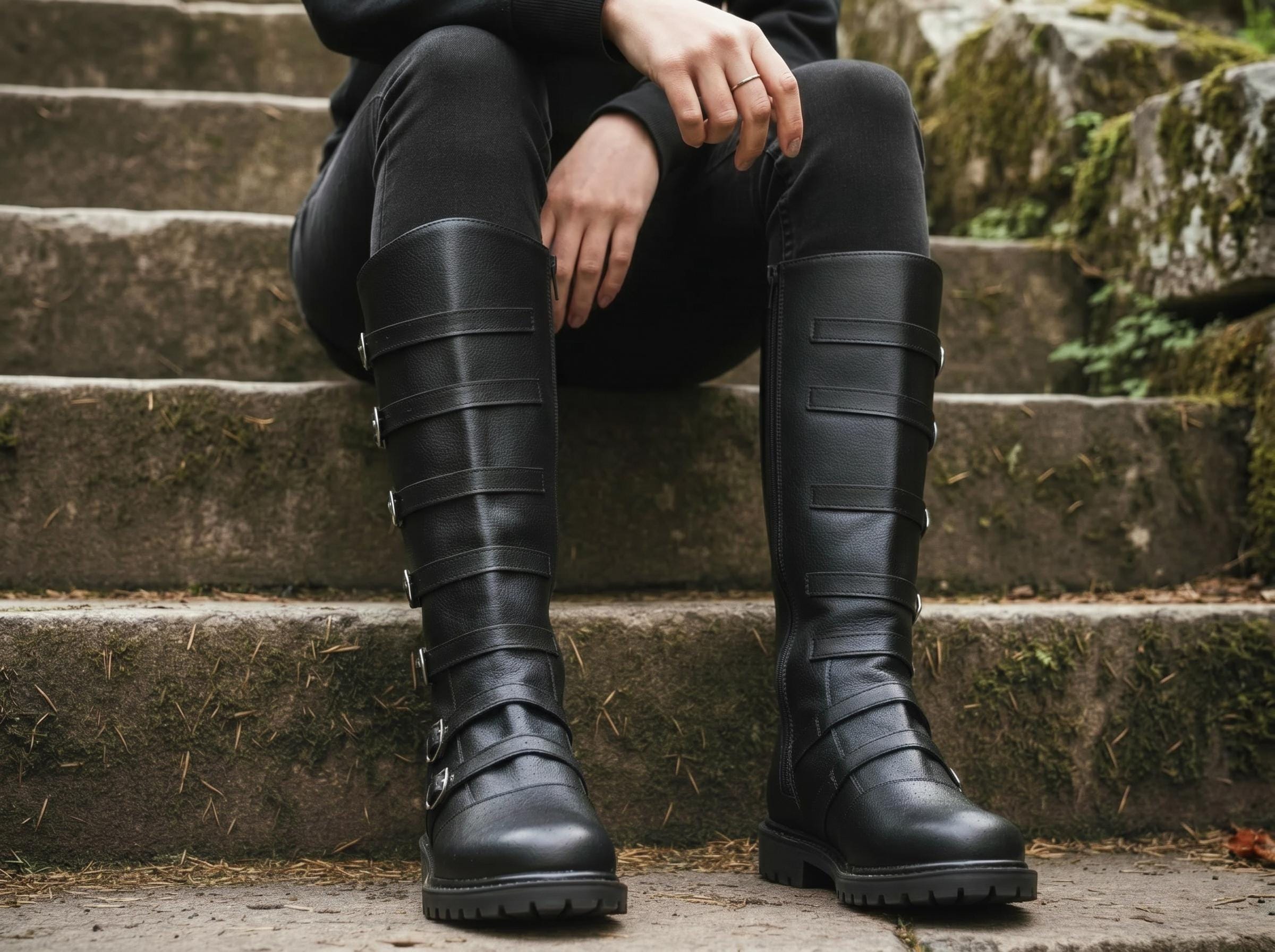 80s Punk Boots - Etsy Canada