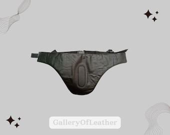 Genuine Leather Darth Vader Codpiece, Black Leather Darth Vader Codpiece, Handmade Darth Vader Leather Coding Prop