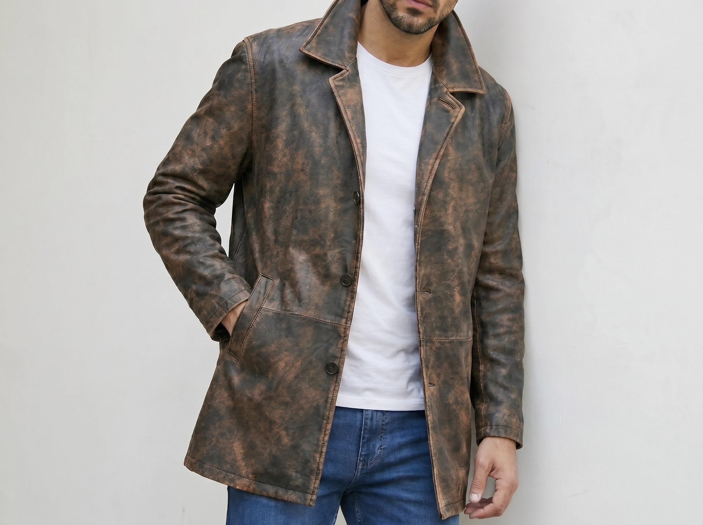 Dean winchester leather jacket supernatural - Etsy 日本