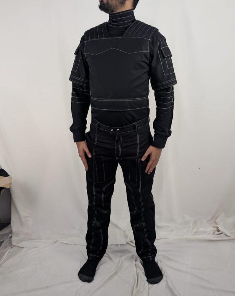 賞金稼ぎコスチューム、ボバ・フェットスーツ、マンダロリアンのカスタムコスプレ衣装 画像 2