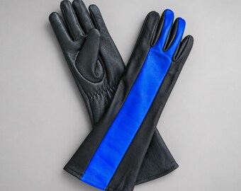 Nightwing Gloves Cosplay - DC Superhero Costume Gloves Men Women - Leather Gear Halloween Accessory